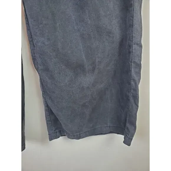 AE American Eagle Womens 8 Tall Pants High‎ Rise Trousers Pleated Wide-Leg - Picture 5 of 12